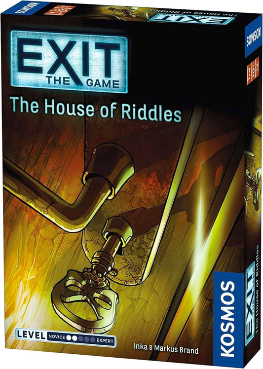 協力型エスケープゲーム Exit The House of Riddles ハウス・オブ・リドルズ Thames Kosmos 1人から4人 60分から120分 10歳以上 カードベース デコーダーディスク 87枚 謎解き 脱出 探偵 特別アイテム ホラー要素