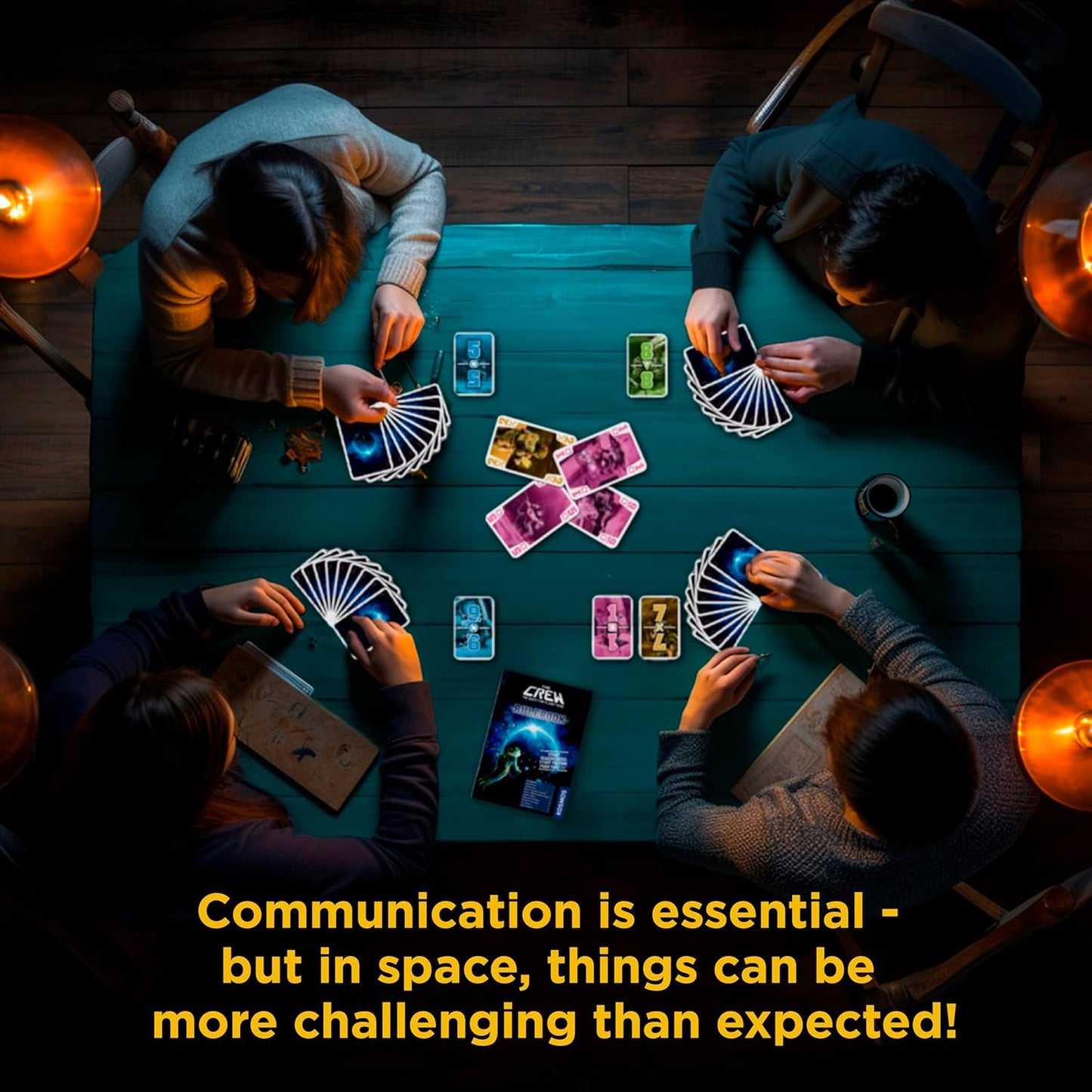 協力型カードゲーム The Crew Quest for Planet Nine ザ クルー クエスト フォー プラネット ナイン Thames Kosmos ドイツゲーム大賞 受賞 宇宙探査 太陽系 第九惑星 50ミッション 3人から5人用 10歳以上