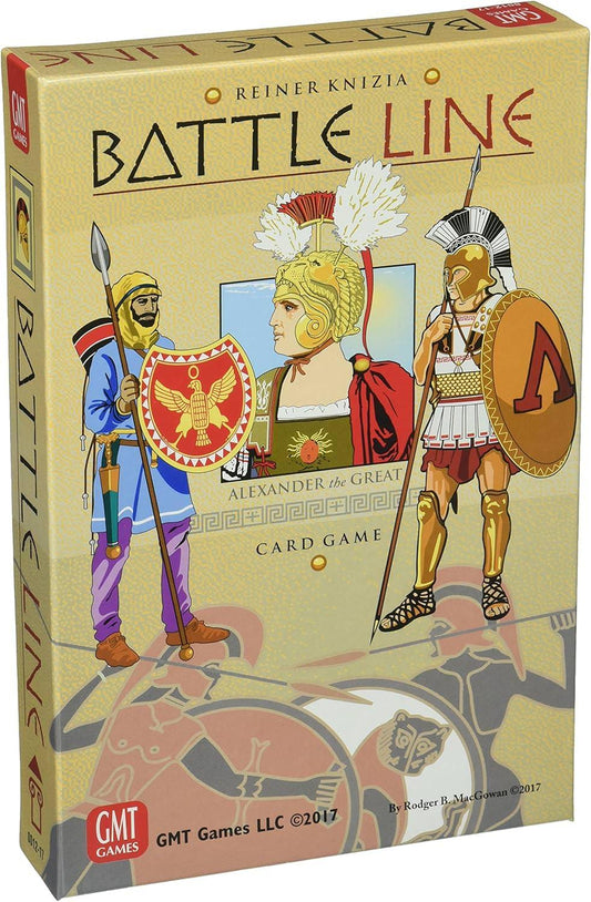 2人用カードゲーム Battle Line Reiner Knizia アレクサンダー大王時代 古代戦術 頭脳戦 戦略カードゲーム フォーメーション戦 タクティクスワイルドカード 英語版 日本語説明書なし