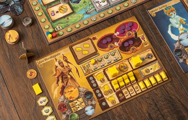 ボードゲーム Terra Nova 戦略的領土拡大 Terra Novaブランド ファンタジー種族選択資源管理特殊能力活用建物配置航海領土拡大ボーナス獲得ラウンド目標達成独自の戦略展開多様なプレイスタイル 高リプレイ性公式作品英語版 日本語説明書なし