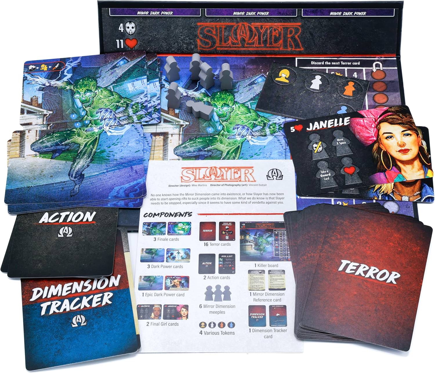 ボードゲーム ファイナルガール ファルコンウッド ファイルズ Van Ryder Games ソロプレイ専用 サバイバルホラー 拡張セット コアボックス 別売り 異次元 怪物 阻止 救出 パラレルワールド 1人用 14歳以上 英語