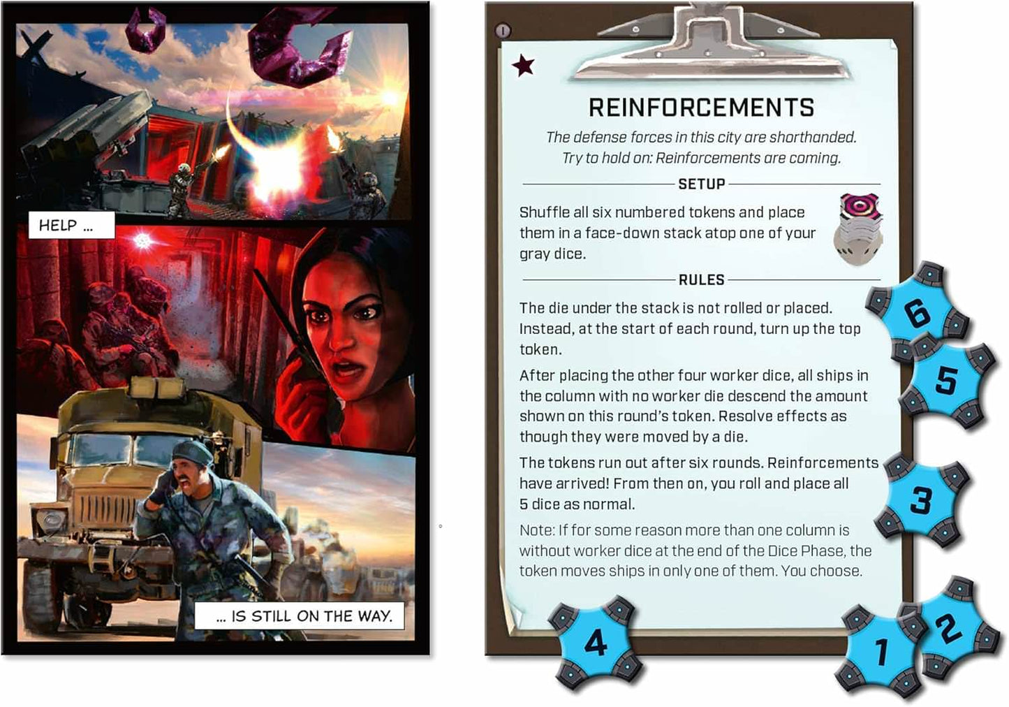 ボードゲーム アンダー・フォーリング・スカイ ソロプレイ専用 地球防衛戦略ゲーム ダイスプレイスメントメカニズム キャンペーンモード 複数ミッション リプレイ可能 エイリアン侵略 地下基地