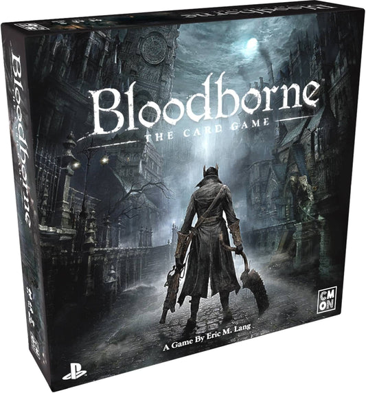 ボードゲーム Bloodborne The Card Game CMON エリック・M・ラング 戦略 リスク管理 集団思考 協力 ヤーナム 聖杯ダンジョン ハンター モンスター ブラッドエコー ダイスロール ハンドマネージメント プレス・ユア・ラック