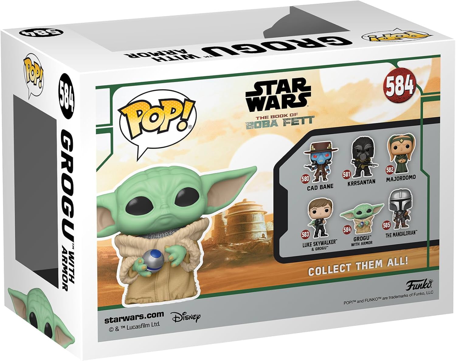 Funko Pop! スター・ウォーズ グローグー マンダロリアン ザ・チャイルド ヨーダ種族 フィギュア 実写ドラマシリーズ フォース 銀河系 ジェダイマスター 賞金稼ぎ 鎧 愛らしさ 強大な力 親子の絆 壮大なサーガ コレクション