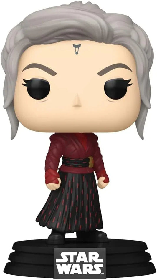 フィギュア スター・ウォーズ アソーカ モーガン・エルズベス Funko POP ナイトシスターズ 古代の魔術力 冷静な存在感 安定ディスプレイ 限定公式ライセンス アイテム コレクション 立体再現 新共和国時代 銀河系の敵役 ドラマ登場 並行輸入品