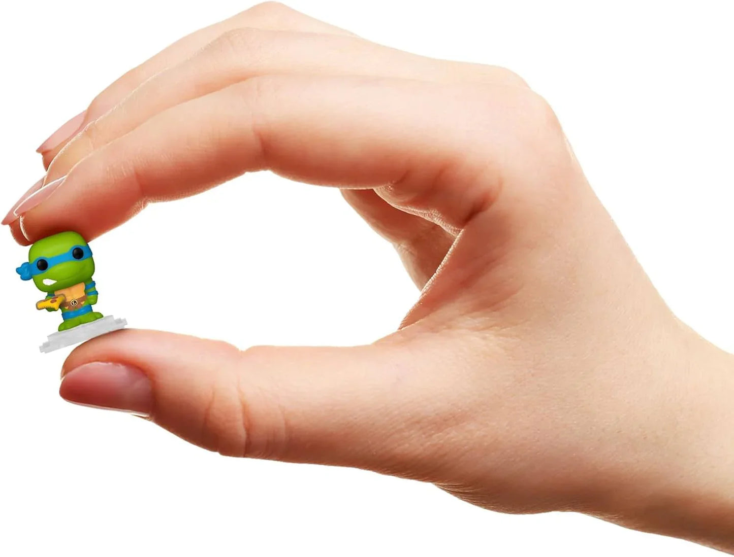 フィギュア Bitty POP Leonardo and Turtle Van ティーンエイジ・ミュータント・ニンジャ・タートルズ TMNT ブランド 忍者亀の冒険 コンパクトサイズ 2cm 精密造形 丁寧塗装 ハードアクリルディスプレイケース付 着脱可能 底蓋 並行輸入品