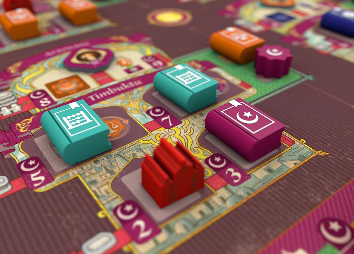 ボードゲーム サンコア:マンサ・ムサの誇り Sankore: The Pride of Mansa Musa Osprey Games 戦略ユーロゲーム 14世紀西アフリカマリ帝国 1-4人用 150分 14歳以上 トンブクトゥサンコレ大学 学者学問神学法律数学天文学