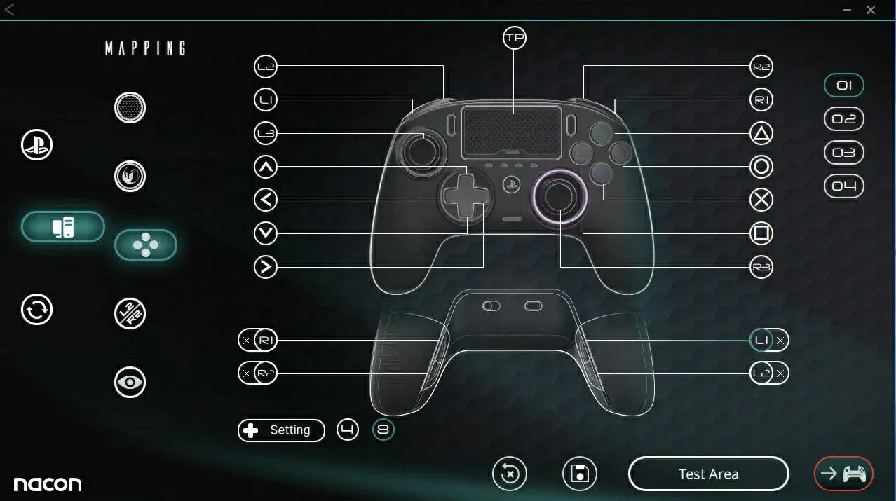 コントローラー Nacon ナコン レボリューション プロ V3 PS4 有線コントローラー PlayStationオフィシャルライセンス 競技ゲーマー仕様 高度カスタマイズ対応 専用ソフトウェア付属 重量調整 RGBバックライト搭載 安定接続設計