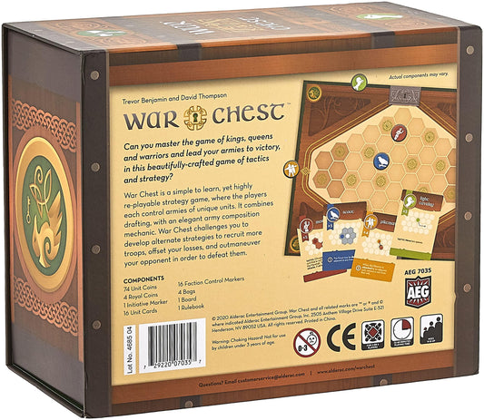 ボードゲーム War Chest 古代の戦略を現代に蘇らせる戦術ボードゲーム ストラテジー戦略性高いプレイ時間30から60分 四人まで対応 ドラフトと軍隊編成 高品質ポーカーチップユニットコイン同梱 シンプル覚えやすいルール