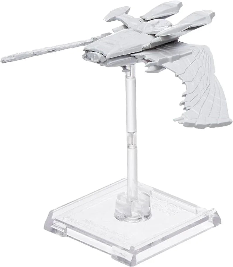 ミニチュアーズ スタートレック アンペインテッド レマン ウォーバード WizKids 宇宙戦艦 攻撃態勢 精巧モデル スター トレック ネメシス シミター レマン人 反乱リーダー シンゾン 鳥型シルエット 84mm 翼幅 ボードゲーム 対応