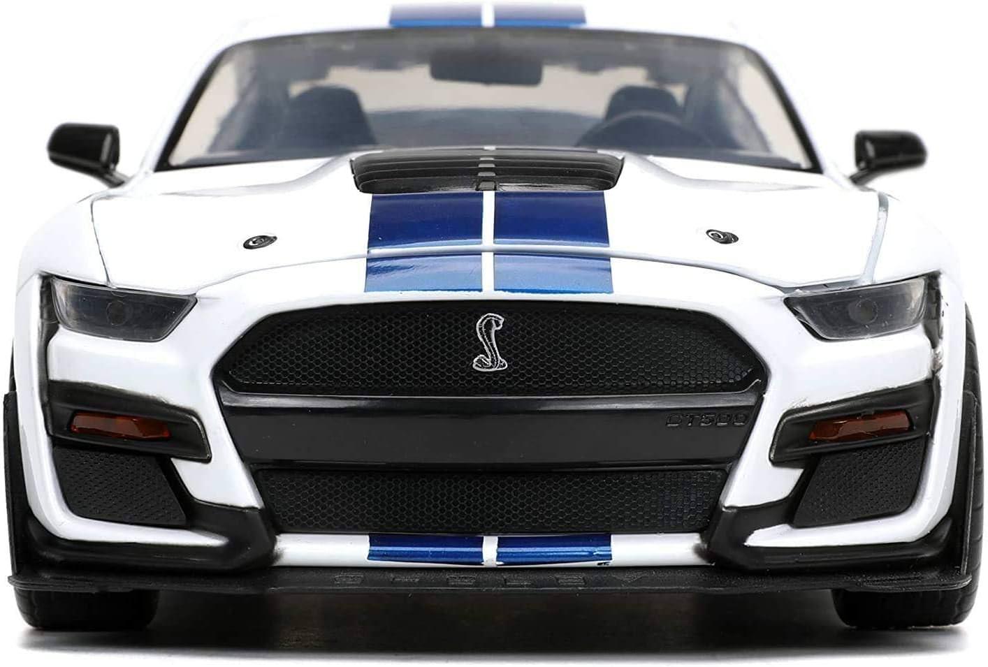 ダイキャストモデル 1/24スケール フォード マスタング シェルビーGT500 JADAトイズ 卓越したディテール 精密鋳造 技術 再現 力強いボディライン 象徴的 コブラエンブレム レーシングドライバー キャロル シェルビー 傑作 パフォーマンス