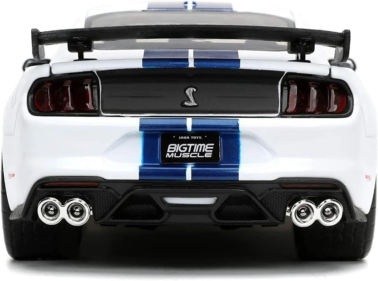 ダイキャストモデル 1/24スケール フォード マスタング シェルビーGT500 JADAトイズ 卓越したディテール 精密鋳造 技術 再現 力強いボディライン 象徴的 コブラエンブレム レーシングドライバー キャロル シェルビー 傑作 パフォーマンス