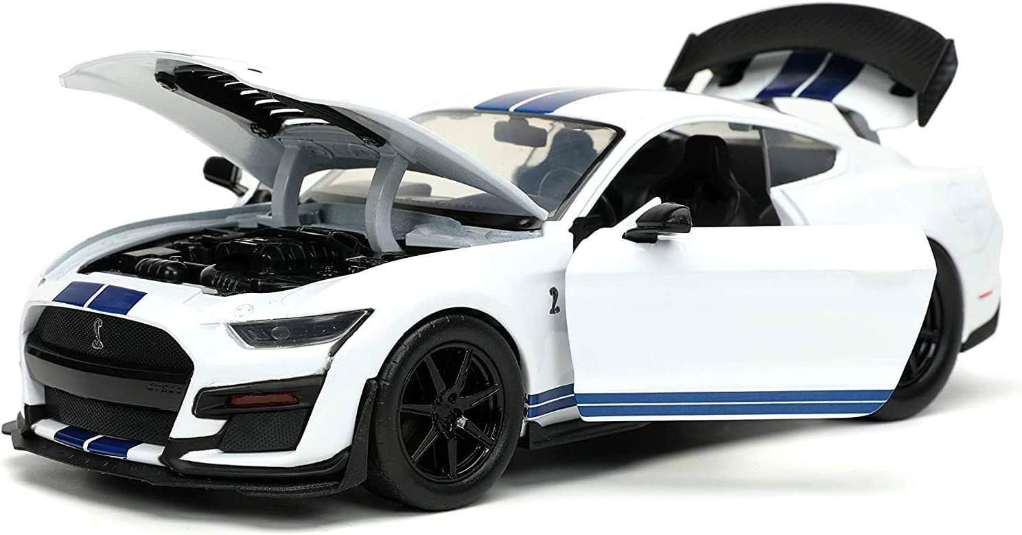 ダイキャストモデル 1/24スケール フォード マスタング シェルビーGT500 JADAトイズ 卓越したディテール 精密鋳造 技術 再現 力強いボディライン 象徴的 コブラエンブレム レーシングドライバー キャロル シェルビー 傑作 パフォーマンス