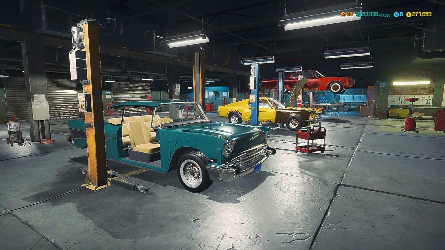 ゲーム Car Mechanic Simulator PS4版 Red Dot Games PlayWay 本格的な自動車整備シミュレーション リアリズム追求の48種車両1000超パーツで修理整備工場オーナー成長拡張ツール充実車購入修理販売可能