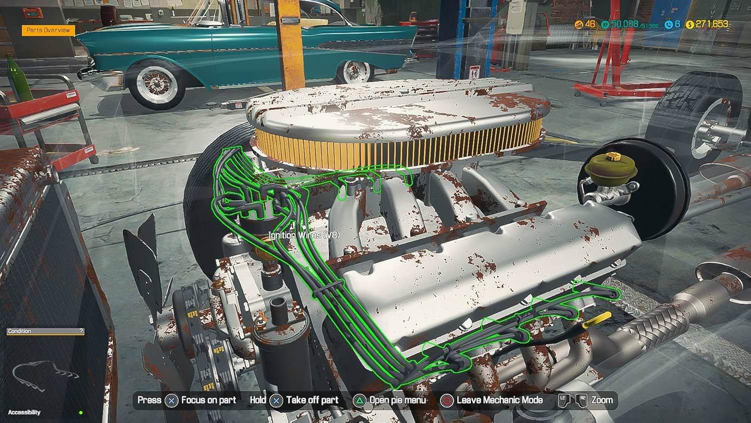 ゲーム Car Mechanic Simulator PS4版 Red Dot Games PlayWay 本格的な自動車整備シミュレーション リアリズム追求の48種車両1000超パーツで修理整備工場オーナー成長拡張ツール充実車購入修理販売可能
