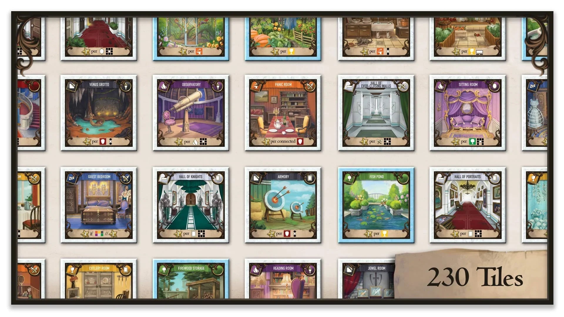 ボードゲーム Between Two Castles of Mad King Ludwig 協力と戦略の城造りゲーム Stonemaier Games Game Trayz カスタムインサート ドラフト タイル配置 戦略的思考 社会的スキル