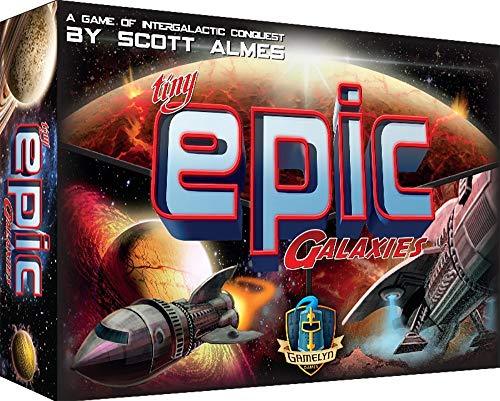 ボードゲーム Tiny Epic Galaxies タイニーエピックギャラクシーズ コンパクト 宇宙戦略 1-5人 プレイ時間30分-1時間 ダイスロール プログラミング 資源管理 宇宙艦隊拡大 銀河帝国拡大 惑星植民地化 インタラクション