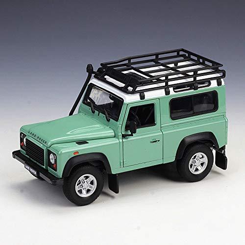 アウトレット品 ダイキャストミニカー ランドローバーディフェンダー アドベンチャーモデル 1 24スケール オフロード仕様 ルーフラック装備 限定版 英国名門メーカー精密再現 タフデザイン インテリア細部再現