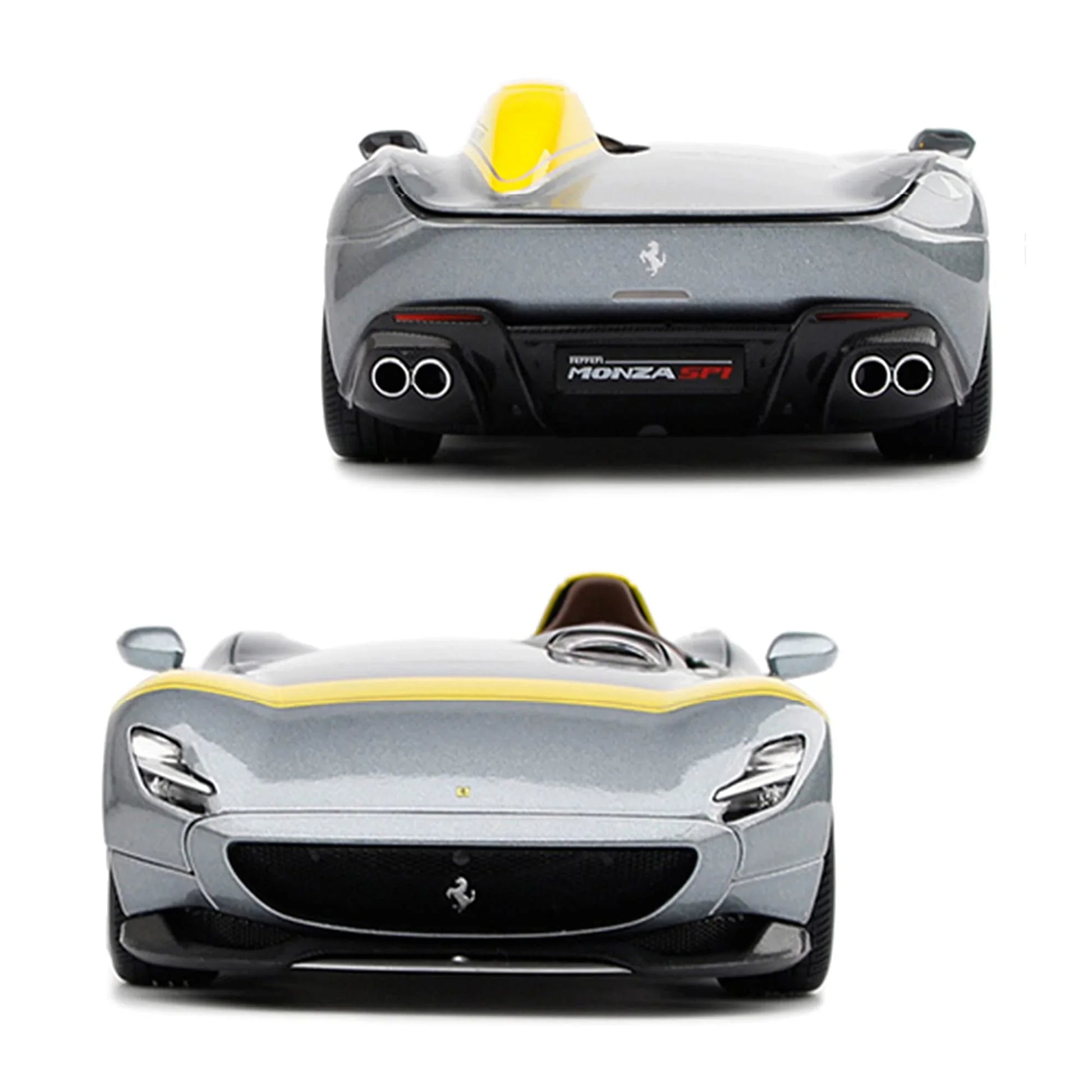 アウトレット品 ミニカー モンツァSP1 フェラーリ ブラーゴ 1 18スケールモデル 810馬力 6.5リッターV12エンジン搭載 圧倒的加速性能 デジタル計器一体型コックピット カーボンファイバーボディ ウインドスクリーンなし 空力デザイン