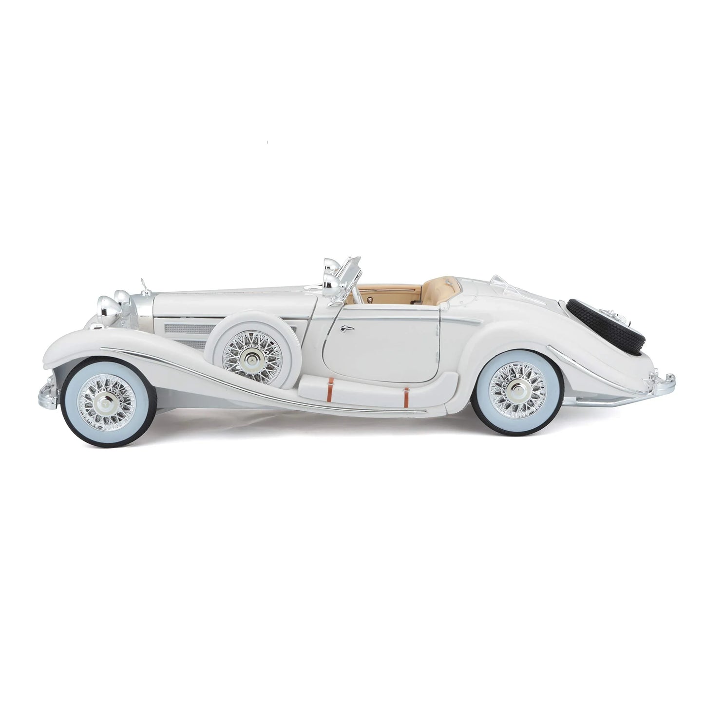ミニカー メルセデス・ベンツ 1936年式500K ダイキャストスケールモデル コレクターズエディション 名車クラシックカー 1/18ボディライン精巧再現 重厚感漂うヘッドライトグリルバンパーディテール メルセデス・ベンツ歴史高級車プロポーション再現