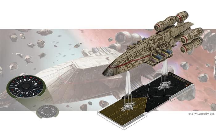 ボードゲーム C-ROC Cruiser Expansion Pack Star Wars X-Wing ミニチュアゲーム 拡張パック 銀河貿易船 精巧ミニチュア シップカード アップグレードカード 防御型戦術 戦闘能力強化 M3-A インターセプター護衛 宇宙艦隊