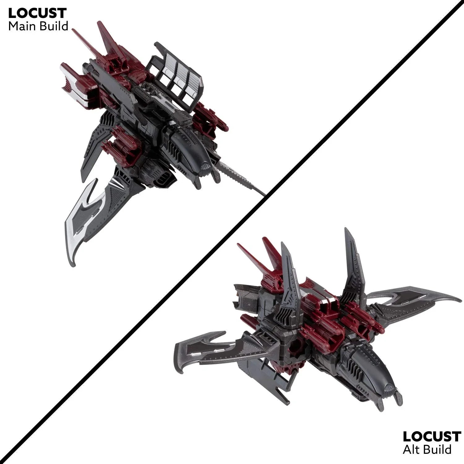 スナップシップ Locust K.L.A.W. Stealth Craft Snap Ships 未来の宇宙戦闘 組み立て式宇宙船 高度なステルスドライブ搭載 CL-ARMロケット 実弾射撃 ハイパーベロシティレールガン モジュール式設計 創造力と自由な組み立て