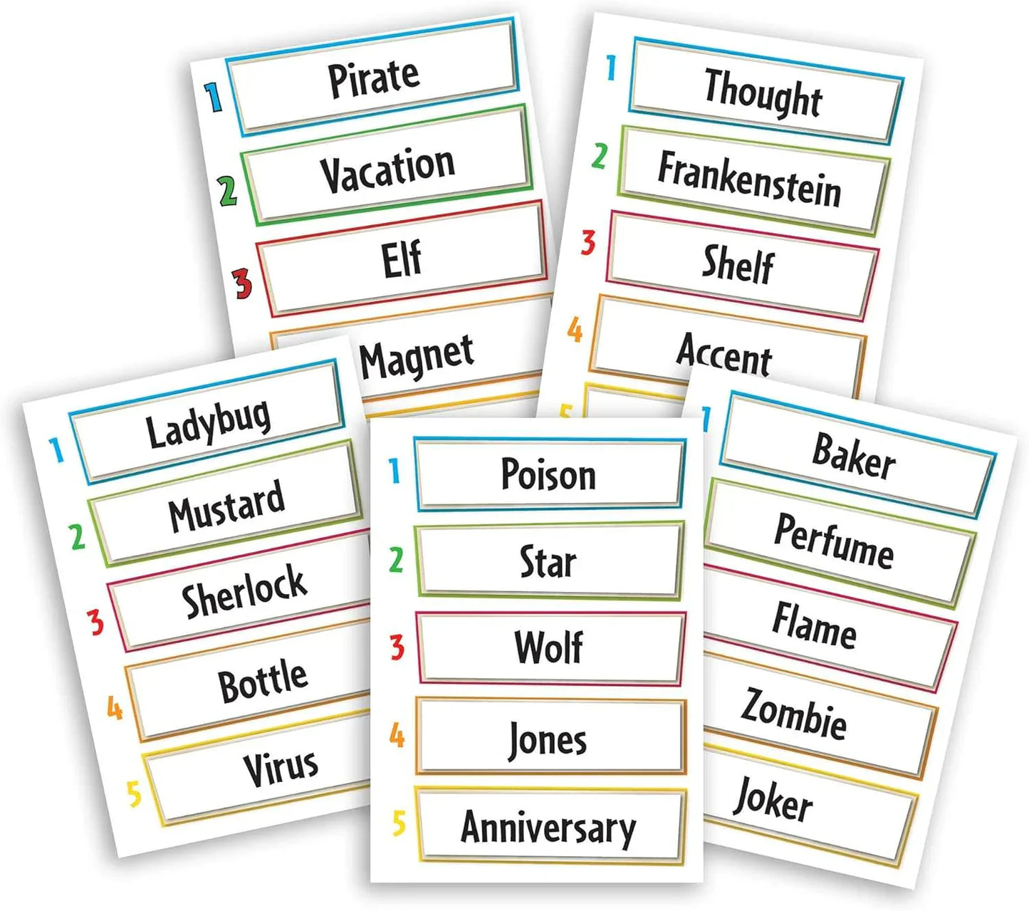 パーティーゲーム Just One Repos Production 協力型 3-7人対象 2019年ドイツ年間ゲーム大賞受賞 550単語収録 短時間20分完結 簡単ルール 子ども大人楽しめる ワード推測力連想力養成 単語ヒント消去ルール用意