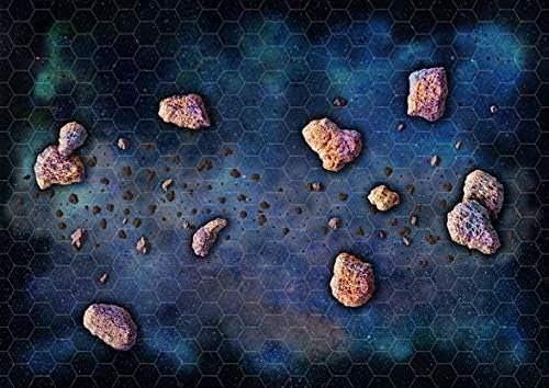 SF バトルマット The Giant Book of Sci-Fi Battle Mats ゲームマスター対応 スパイラル綴じ A3サイズ 62ページ 広大なマップ 多彩な環境 小惑星帯 宇宙ステーション 難破船 砂漠の惑星 月面基地 書き込み可能