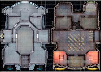 SF バトルマット The Giant Book of Sci-Fi Battle Mats ゲームマスター対応 スパイラル綴じ A3サイズ 62ページ 広大なマップ 多彩な環境 小惑星帯 宇宙ステーション 難破船 砂漠の惑星 月面基地 書き込み可能