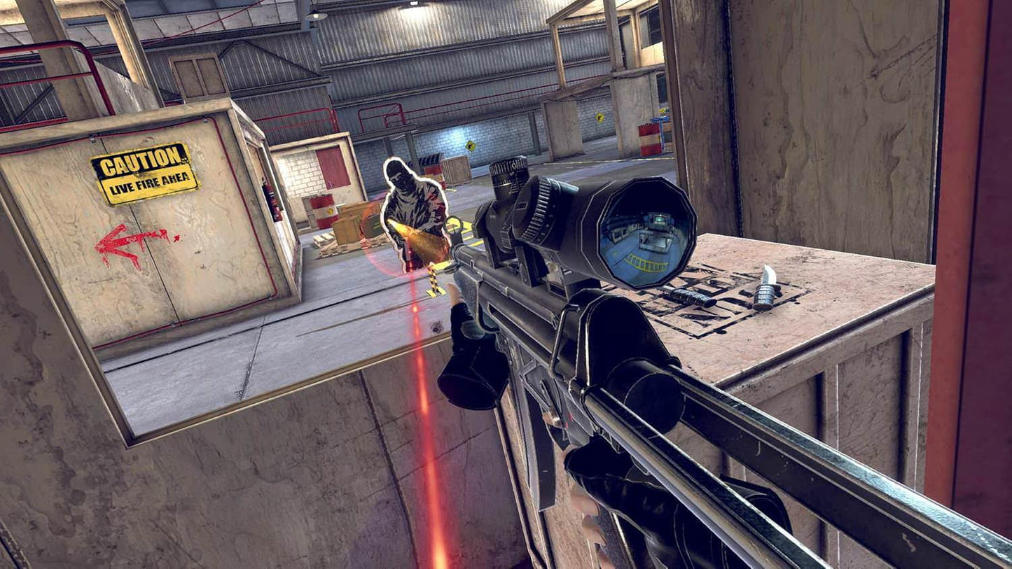 ゲーム シューティング Gun Club VR PS4向け プレイステーションVR対応 モーションコントローラー使用 本格的な銃操作感とリアルな射撃体験 100種類以上の武器コレクション 多彩なゲームモード カスタマイズ可能な武器アップグレード