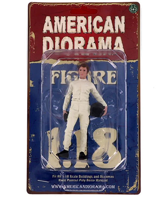 フィギュア American Diorama Race Day Serie 2 No.1 1/18スケール ダイキャストモデルカー用 レジン素材 精巧な彩色と造形 モータースポーツ臨場感再現 高品質コレクションアイテム ブリスターパック個別包装