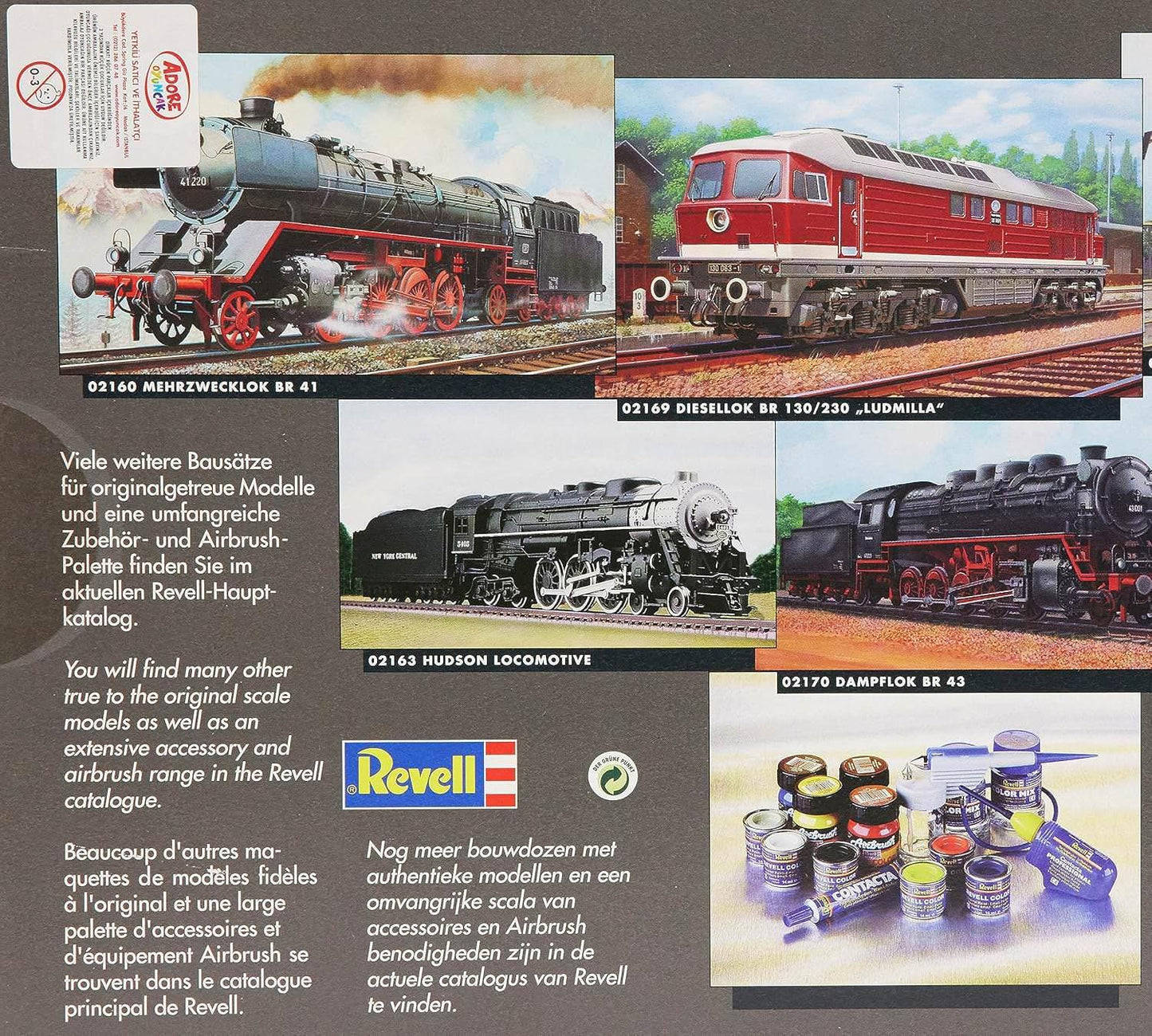 鉄道模型 Revell 1/87 Big Boy Locomotive Revell社 精密再現 HOスケール 87パーツ 全長46.4cm 4-8-8-4車輪配置 迫力の蒸気機関車組立キット 黒塗装 ガンメタリックボイラー 銀色連結棒 ユニオンパシフィック仕様デカール付