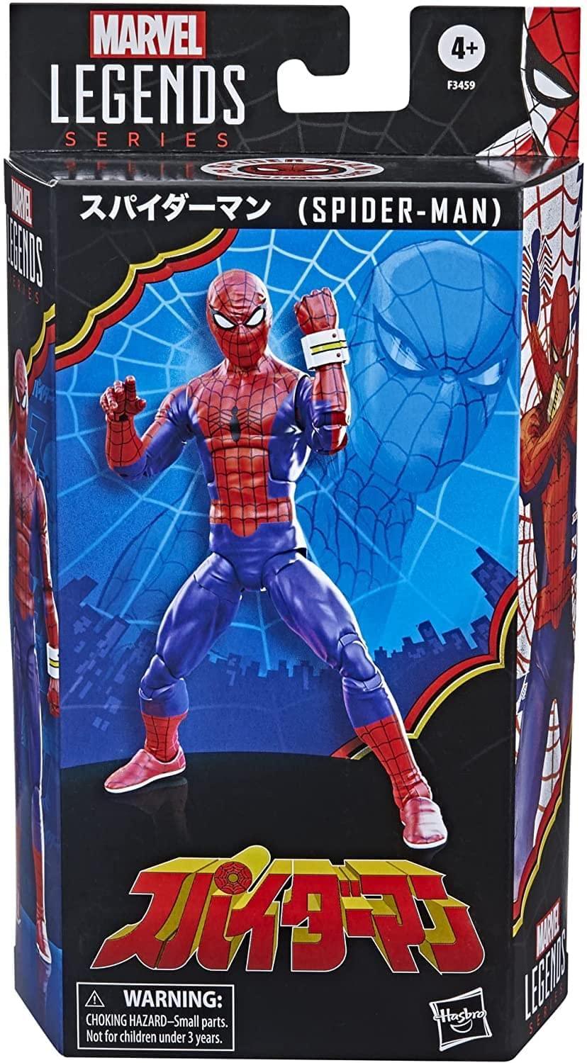 アクションフィギュア マーベルレジェンド 6インチ スパイダーマン ハズブロ 高可動 高品質塗装 ウェブエフェクト パーツ付属 多関節 可動式 ポーズ自由自在 コレクター向け 精巧 赤青コスチューム 標準サイズ 人気ヒーローフィギュア