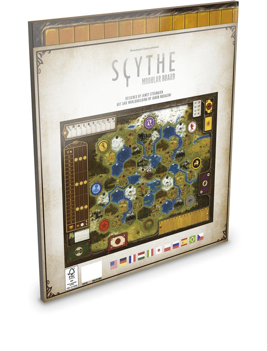ボードゲーム Scythe Modular Board 戦略ボードゲーム拡張セット 毎回新しい戦略 無限の可能性 両面印刷ゲームボード 大型六角形タイル ホームベースタイル ストラクチャーボーナスタイル 数百万通りのボードレイアウト 勢力拠点配置変化 - Trade Center
