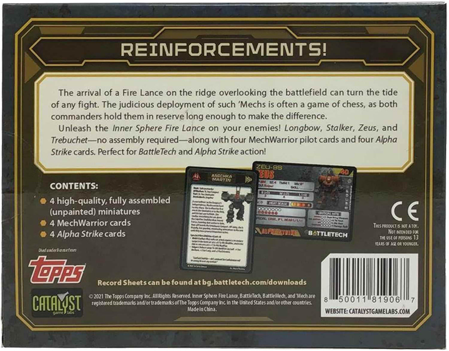 ボードゲーム インナースフィア ファイアランス フォースパック Catalyst Game Labs 拡張セット 新規ユニットカード 特殊ルールカード シナリオカード 戦術オプションカード 戦略シミュレーション 対戦 ソロプレイ