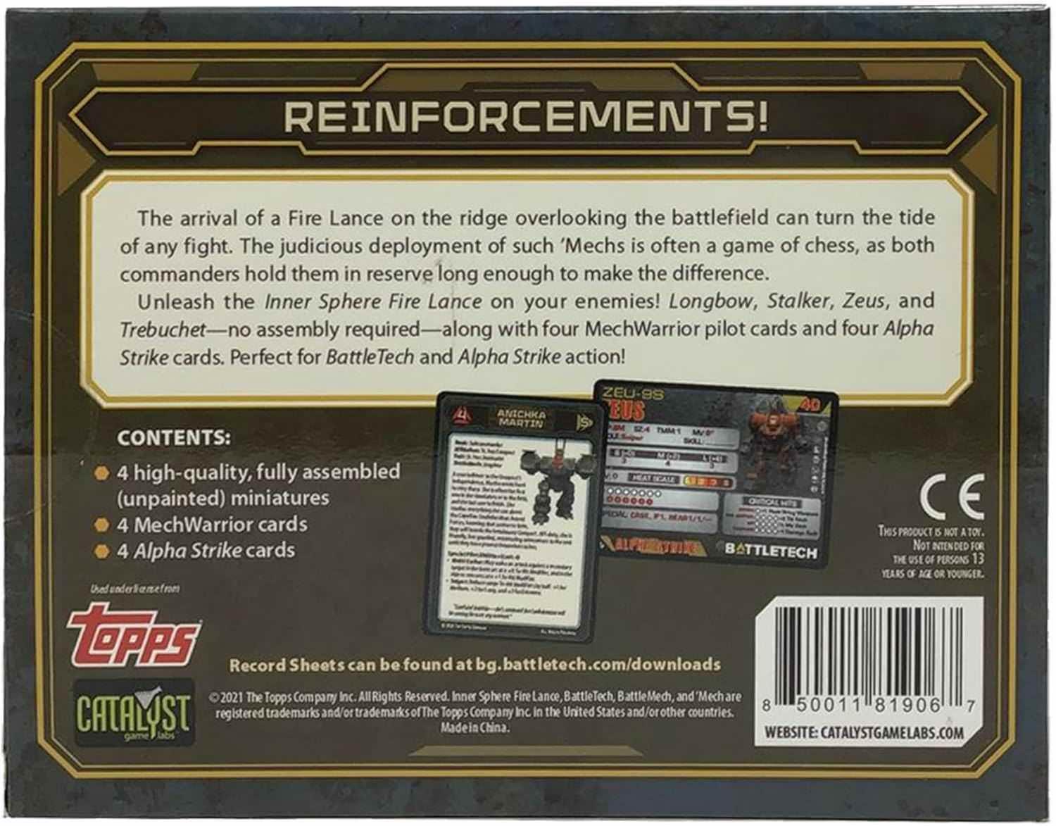 ボードゲーム インナースフィア ファイアランス フォースパック Catalyst Game Labs 拡張セット 新規ユニットカード 特殊ルールカード シナリオカード 戦術オプションカード 戦略シミュレーション 対戦 ソロプレイ