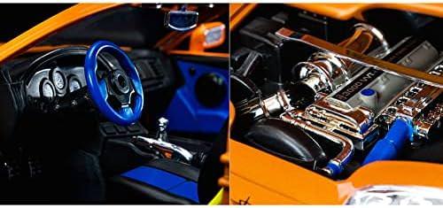 アウトレット品 ミニカーモデル ワイルドスピード 1995年式トヨタ スープラ ブライアンオコナー メタリックボディ 1 18スケール 点灯ヘッドライト テールランプ エンジンクロームパーツ 精密配線 映画再現 コレクション向け クールデザイン 限定仕様