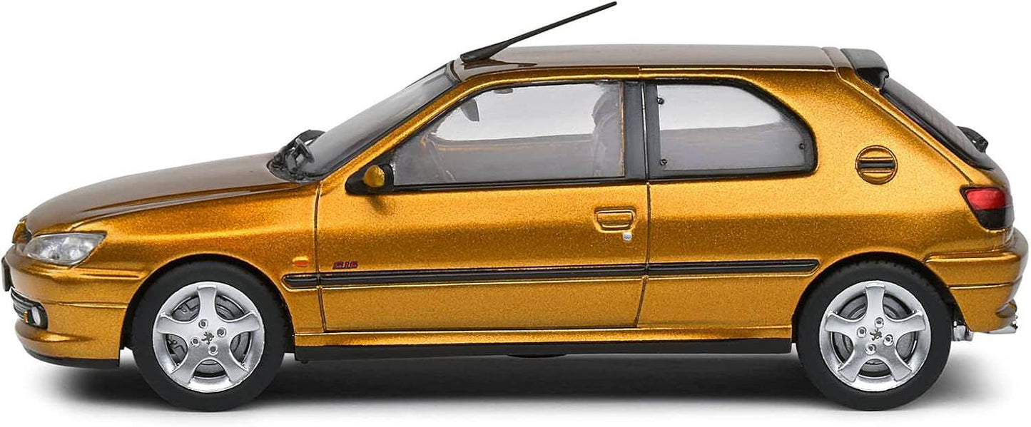 ミニカー プジョー306 S16 1998 SOLIDO ソリド 1/43スケール 精緻な造形技術で再現された90年代フランスの名車ホットハッチ 1998年モデルのディテール完璧再現 フロントグリル ホイール ボディライン細部まで忠実多彩な自動車愛好家向けコレクション向け逸品