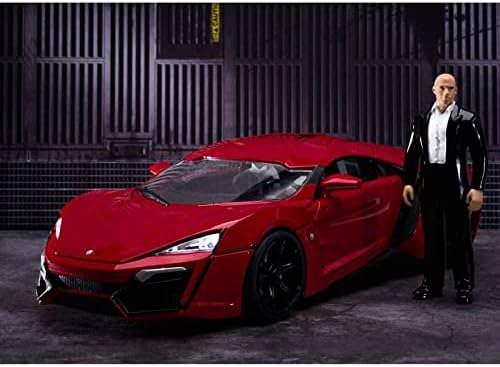 アウトレット品 ミニカー ライカン ハイパースポーツ ワイルドスピード SKY MISSION 1/18スケール 赤ボディ 精巧再現 エクステリア 高品質 迫力フォルム コレクション インテリア ヘッドライト テールランプ ホイール 細部作り込み 高性能 エンジン 770馬力