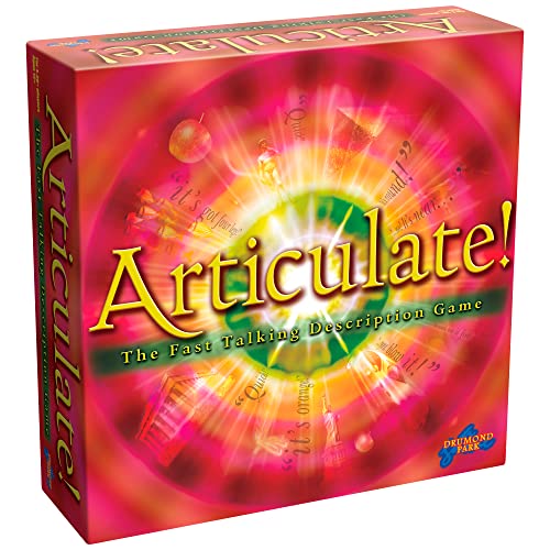 ボードゲーム ドラモンド パーク アーティキュレート Drumond Park Articulate ファミリーボードゲーム 500枚カード 30秒タイマー 複数カテゴリー 特別ターン 4人以上 20名以上 プレイヤー対応推測チャレンジゲーム 英語版 日本語説明書なし