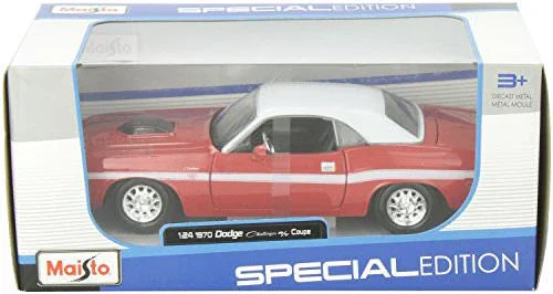 アウトレット品 ミニカー Maisto マイスト ダッジ チャージャー Dodge Challenger R/T Coupe 1/24 1970年 アメリカンマッスルカー 精巧なディテール 鮮やかなボディカラー クラシックカー コレクション プレゼントに最適