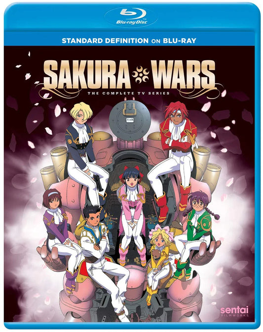 Blu-rayサクラ大戦中村隆太郎監督 全25話収録 帝国歌劇団 光武 蒸気機関と霊力が融合した架空大正時代のファンタジー 蒸気と霊力の融合によるロボットアニメの名作 戦乙女が繰り広げる迫力あるバトルと青春ドラマの両面展開