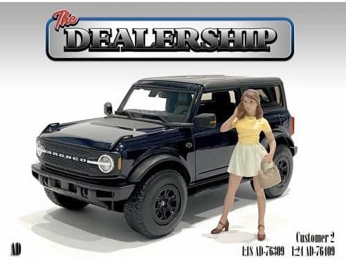 フィギュア American Diorama AD76309 The Dealership Customer Figure #2 自動車ディーラー世界再現 1:18スケール ポリレジン製 精巧 手塗り 高品質 細部拘り コレクション向け 展示用 個別包装 GTINコード付き モデルカー ジオラマ用