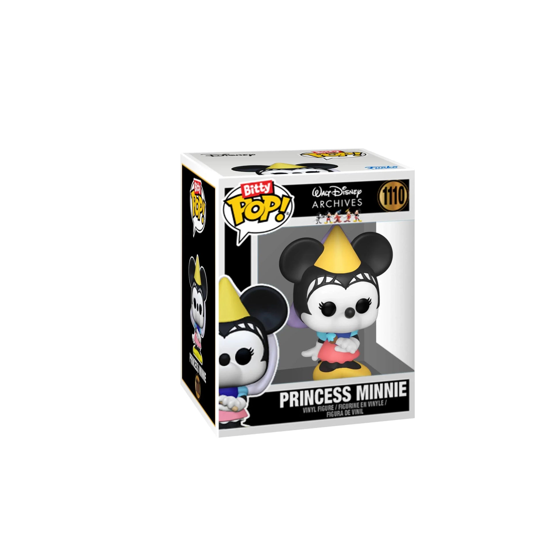 フィギュア Funko Bitty POP! Disney ソーサラーミッキー 4パック コレクション ミニフィギュアセット 透明アクリルケース入り ポールデュカス交響詩 魔法使いの弟子 映画ファンタジア クラシック音楽融合 特殊デフォルメ
