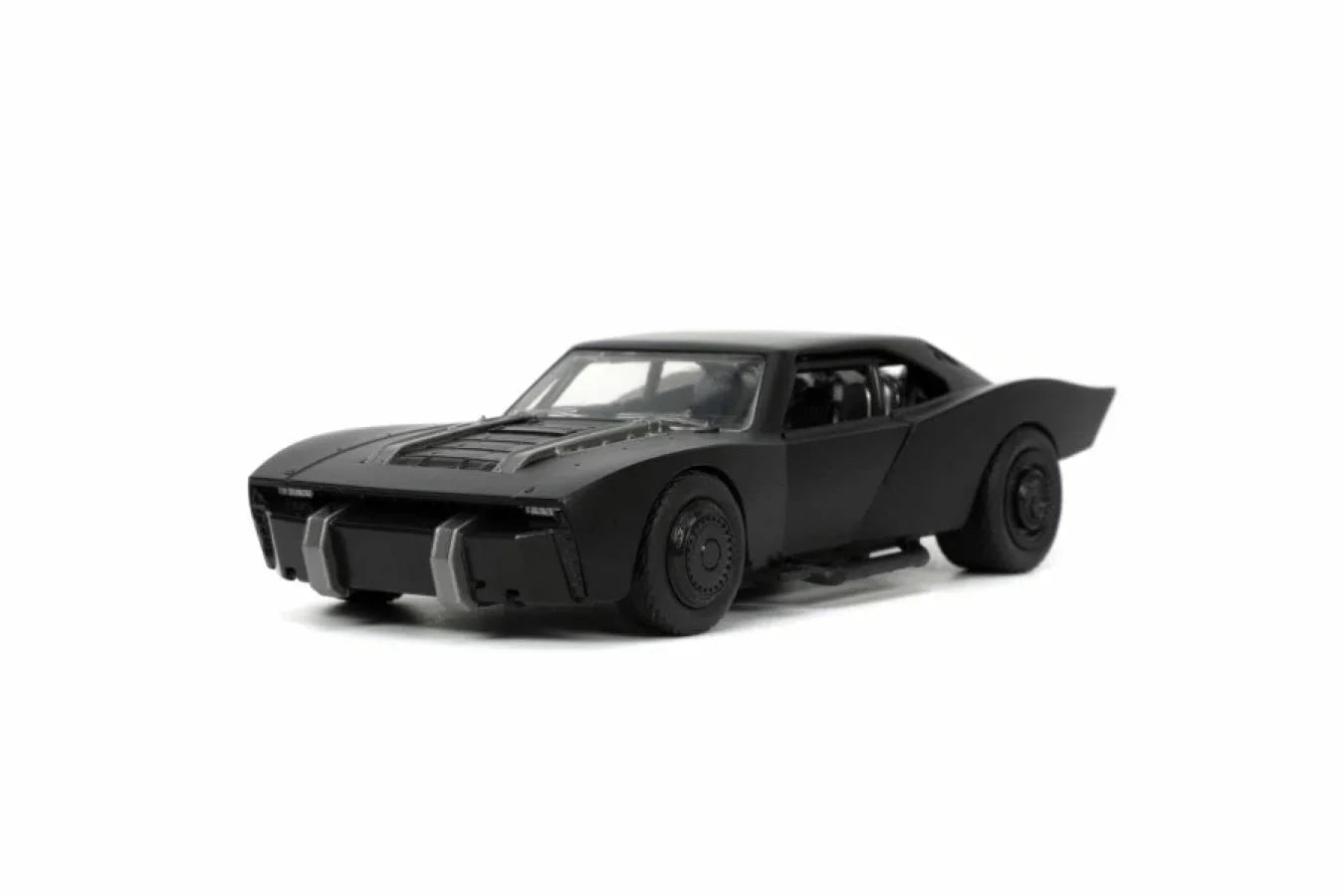 アウトレット品 ミニカー JADA TOYS 2022 Batmobile The Batman バットマン 最新作 ザ バットマン 映画公開モデル マットブラック ダイキャスト 1 32スケール 劇中車両 再現 バットマンフィギュア付き 近未来的 アグレッシブデザイン 力強いエンジンフード