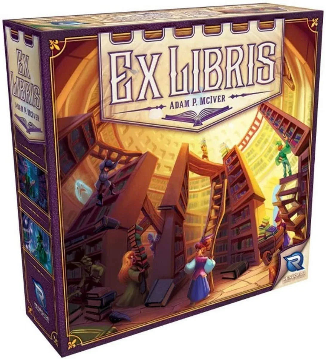 ボードゲーム Ex Libris Second Edition Renegade Game Studio 魔法の街で珍しい本を集めて図書館の蔵書を戦略的に構築するハンドマネジメントオープンドラフティングセットコレクション