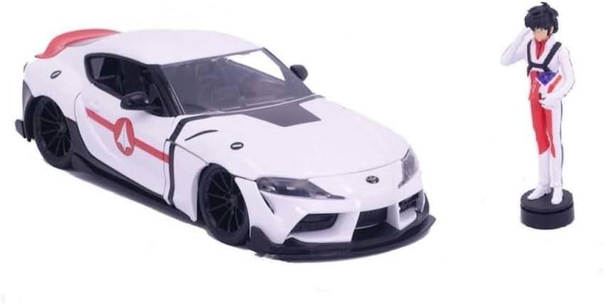 アウトレット品 ミニチュアカー トヨタスープラ ダイキャストモデル Robotech 公式ライセンス 1 24スケール 2020年モデル 緻密に再現された流麗なボディライン 力強さと忠実なディテール リックハンターフィギュア付き 約7センチ高さ