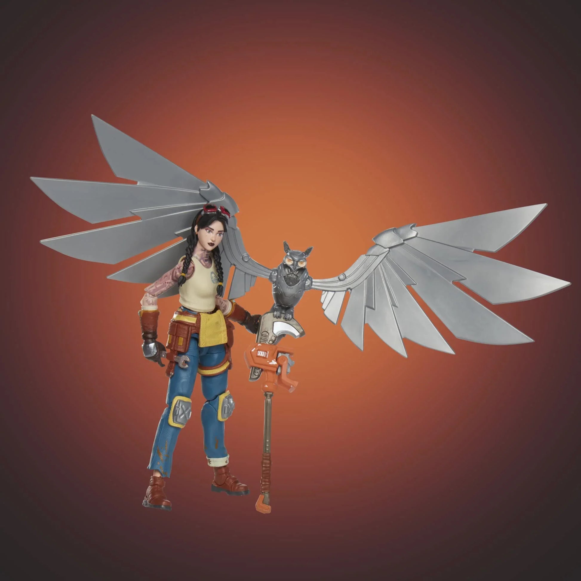 アクションフィギュア フォートナイト ジュールズ オーム ビクトリーロイヤルシリーズ ハズブロ 6インチ 高可動 ポーズ多彩 交換用翼 溶接マスク レンチャー付き ペットバックブリング付き 2パック デラックスセット