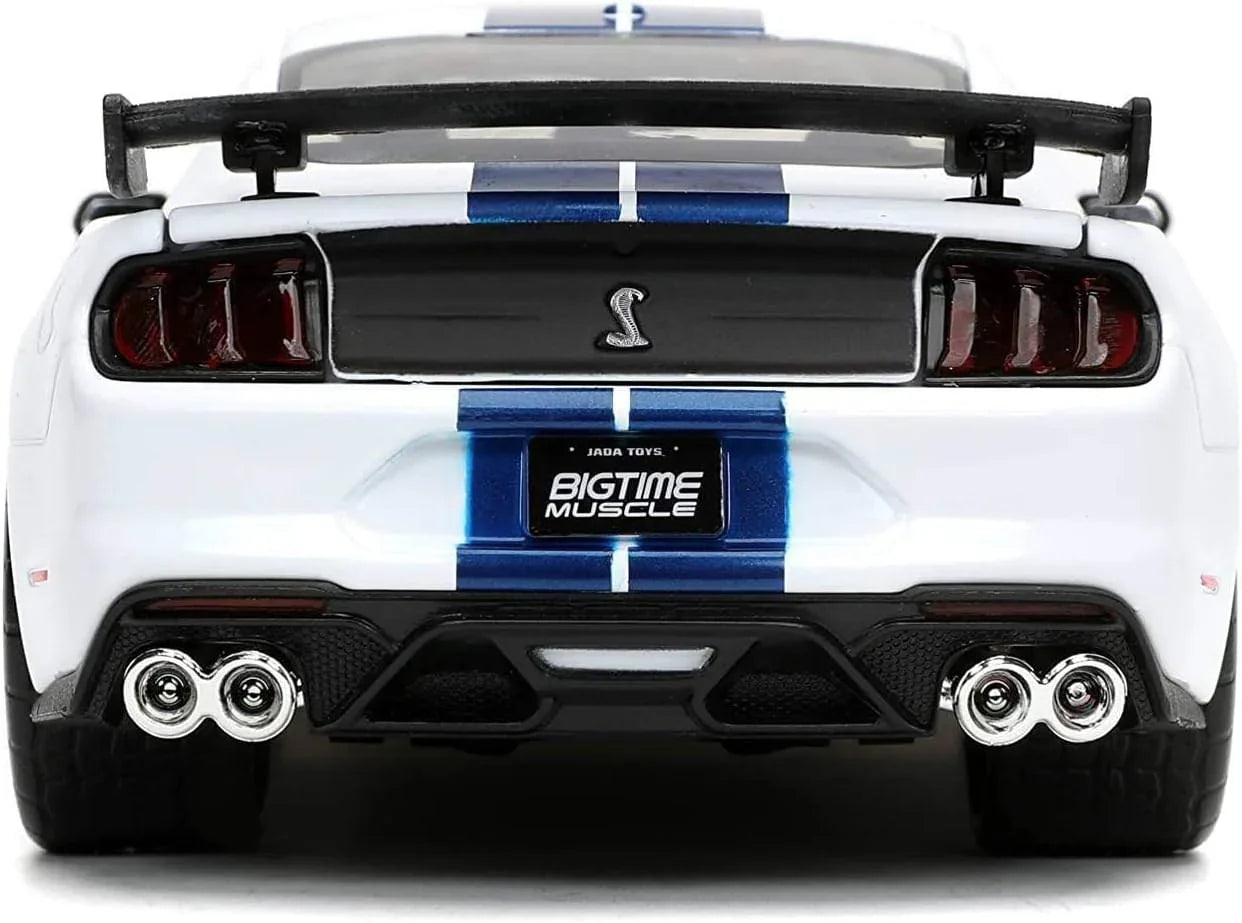 アウトレット品 ダイキャストモデル 1/24スケール フォード マスタング シェルビーGT500 JADAトイズ 卓越したディテール 精密鋳造 技術 再現 力強いボディライン 象徴的 コブラエンブレム レーシングドライバー キャロル シェルビー 傑作 パフォーマンス