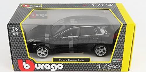 アウトレット品 ミニカー Porsche Cayenne Turbo 2010年モデル 1/24スケール Bburago製 高級SUV ブラックボディ 精密ディテール コレクション向け 高性能V8ツインターボエンジン採用 プレミアムSUV 洗練デザイン プレゼント最適 限定モデル